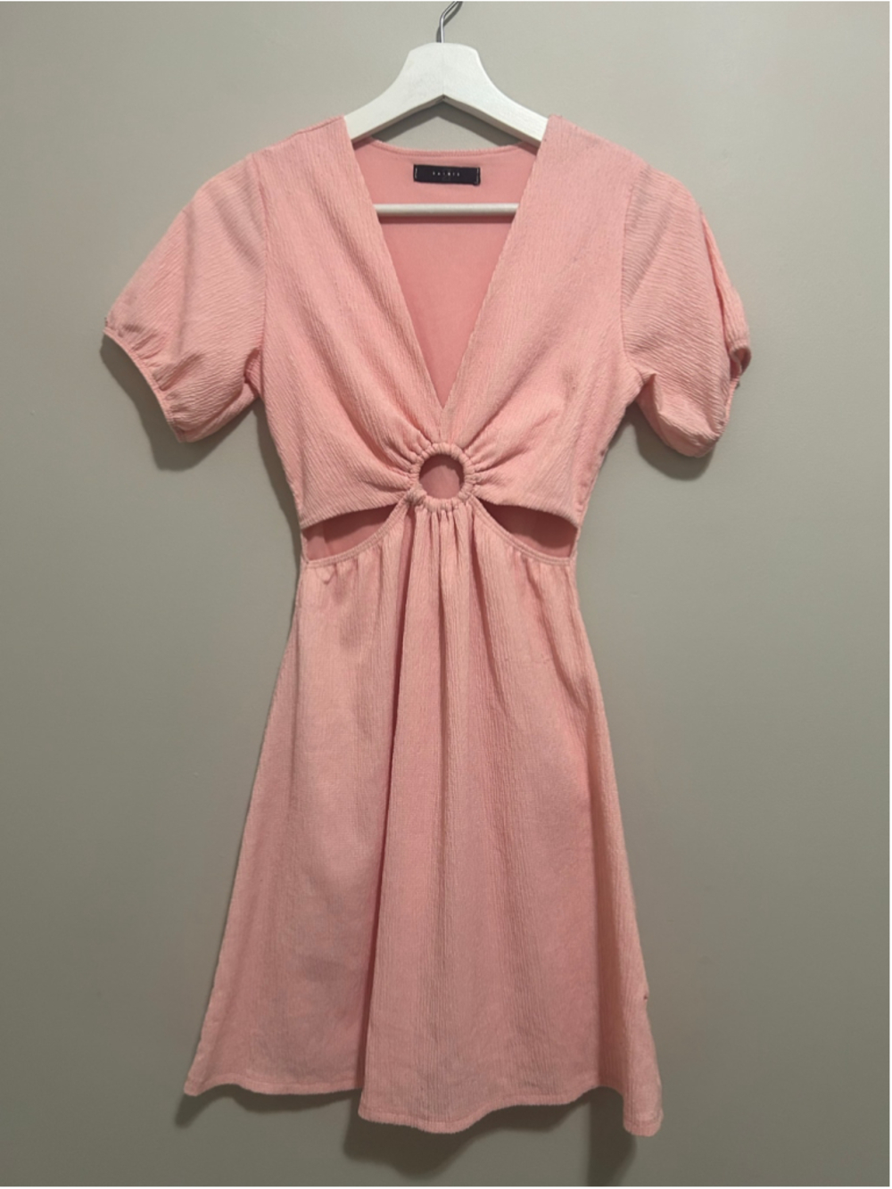 ⚡️2 for $30 Saints Pink Cutout Mini Dress Size S